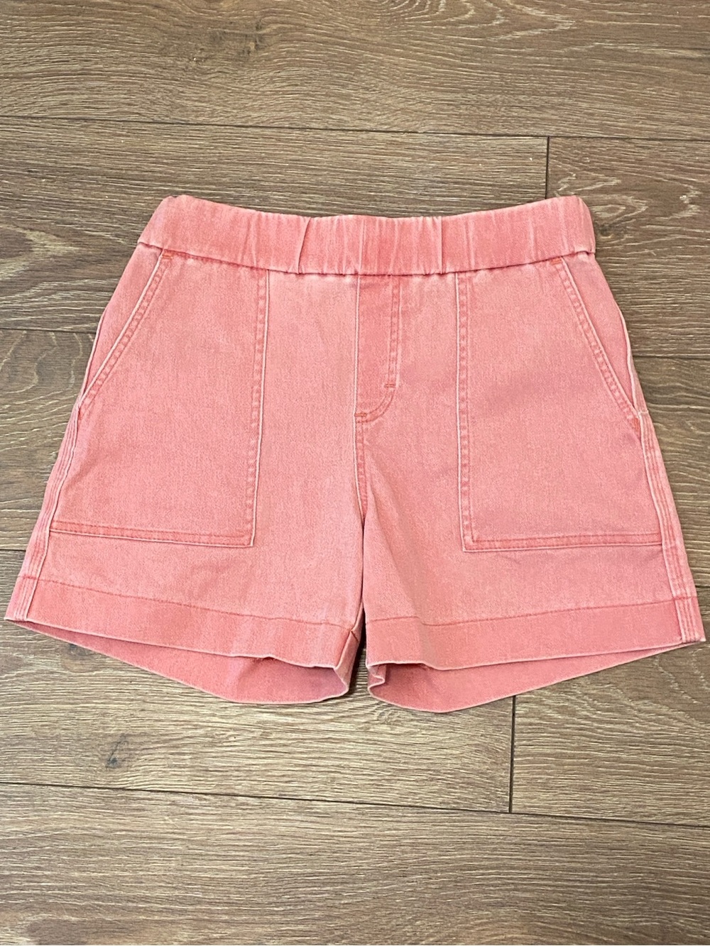 Lee Pink Relaxed Fit Short High Rise Shorts 8